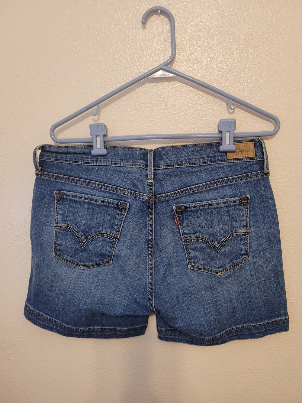 Levis 515 Womans Denim Shorts 10 Y2K Midrise - Picture 2 of 6